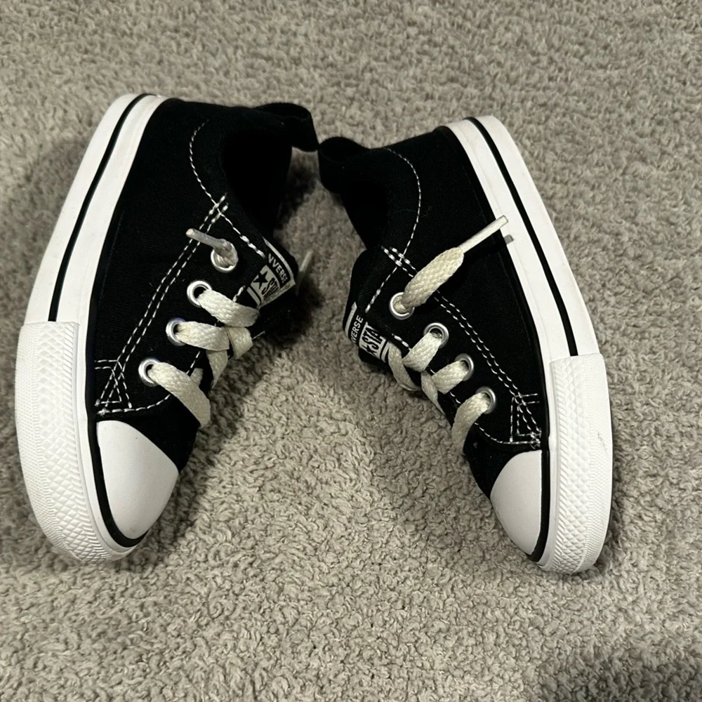 Converse Kids Classic Black and White Sneakers